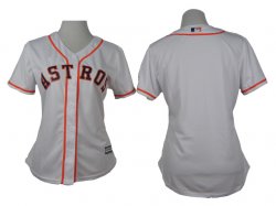 women Houston Astros blank White MLB baseball Jerseys