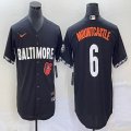 Nike Baltimore Orioles #6 Ryan Mountcastle black majestic baseball jersey city version-BD 04