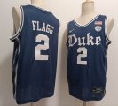 Duke Basketball # 2 Cooper Flagg Dark blue NCAA basketball Jerseys-XST