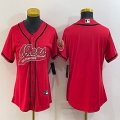 Youth San Francisco 49ers blank red baseball jerseys Joint name-BD