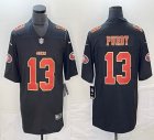 Nike San Francisco 49ers #13 Brock Purdy black gold Color Rush Limited Jersey 01