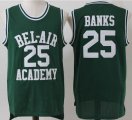 Bel-Air Academy #25 Carlton Banks green Movie basketball jersey