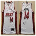 Nike Miami Heat #14 Tyler Herro white nba basketball jersey- XD