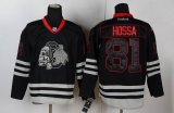 Reebok Chicago Blackhawks HOSSA 81 black ice nhl Jersey