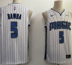 Orlando Magic #5 Mohamed Bamba white nike nba basketball jersey