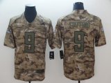 Lions #9 Matthew Stafford Nike Camo Salute to Service Limited Jersey