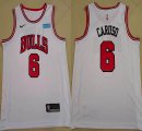 Nike Chicago Bulls #6 Alex Caruso white nba basketball jersey-XD