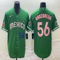 2023 World Cup Mexico #56 Randy Arozarena green majestic baseball jerseys 03