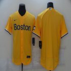 Nike Boston Red Sox blank Yellow Flexbase Authentic Collection Jersey-BD