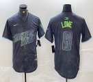 Nike Tampa Bay Rays Brandon Lowe black majestic baseball jersey city version