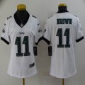 Women Philadelphia Eagles #11 Carson A.J. Brown white Color Rush Limited Jersey-BD