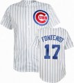 Chicago Cubs FONTENOT 17# white mlb jersey