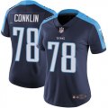 Women Tennessee Titans #78 Jack Conklin Nike dark blue Color Rush Limited Jersey