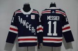 Adidas New York Rangers #11 Mark Messier dark blue hockey jersey