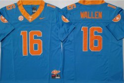 Nike Texas Longhorns #16 Wallen blue College NCAA Jersey -PNS