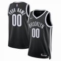 Customized Brooklyn Nets black basketball jerseys