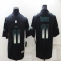 Philadelphia Eagles #11 Carson A.J. Brown black Color Rush Limited Jersey firework version-BD