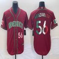 2023 World Cup Mexico #56 Randy Arozarena red majestic baseball jerseys 33