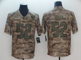 Nike Chicago Bears #52 Khalil Mack Camo Carson Salute to Service Limited Jersey