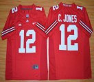 2015 Ohio State Buckeyes Cardale Jones 12 NCAA Football Jersey - Red