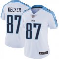 Women Tennessee Titans #87 Eric Decker Nike white Color Rush Limited Jersey