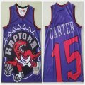 Toronto Raptors #15 Vince Carter purple throwback nba jersey-XD