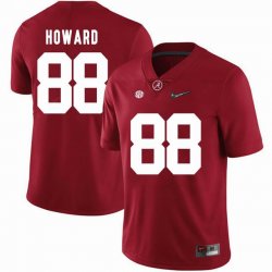 Alabama Crimson Tide #88 O.J. Howard Red College Color Rush Limited Jerseys