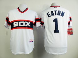 Chicago White Sox #1 Adam Eaton Alternate white throwback mlb jersey