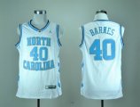 North Carolina Tar Heels Harrison Barnes 40 White College Basketball Jersey