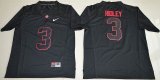 2016 Alabama Crimson Tide Calvin Ridley 3 College Football Limited Jersey - Blackout