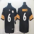 Pittsburgh Steelers #6 Devlin Hodges black Nike Color Rush Limited Jersey-BD