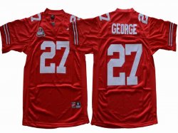 Nike Ohio State Buckeyes Eddie George #27 red College Football Jersey