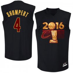 Cleveland Cavaliers #4 Shumpert Black Champion NBA Jerseys