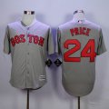 Boston Red Sox #24 David Price gray majestic baseball Jerseys