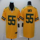 Nike Green Bay Packers #55 Za'Darius Smith Nike yellow Color Rush Limited Jersey