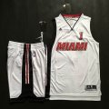 Miami Heat #1 Chris Bosh White NBA basketball suits