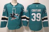 Youth Adidas San Jose Sharks #39 Logan Couture green NHL Jersey