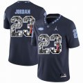 North Carolina Tar Heels Michael Jordan #23 black Printing fashion version college football jersey-1