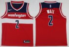 Nike Washington Wizards #2 John Wall red basketball jersey