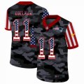 Custom Nike England Patriots #11 Julian Edelman 2020 Nike Camo USA Salute to Service Limited Jersey-ZH