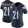 Women Chargers #21 LaDainian Tomlinson Nike dark blue Color Rush Limited Jersey