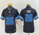 Youth Nike Detroit Lions #26 Jahmyr Gibbs black Nike Vapor F.U.S.E. Limited Jersey -BD