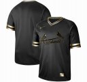 Nike St.Louis Cardinals blank black gold baseball jersey