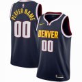 Customized Denver Nuggets dark blue basketball jerseys