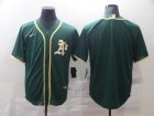 Nike Oakland Athletics blank green majestic mlb jerseys-BD