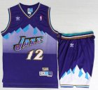 Utah Jazz #12 John Stockton Purple NBA suits