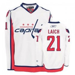 BROOKS LAICH 21# White Washington Capitals Hockey Jersey