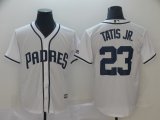 San Diego Padres #23 Fernando Tatis Jr white majestic mlb Jerseys