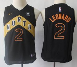 Youth Nike Toronto Raptors #2 Kawhi Leonard black Stitched NBA Jerseys-S8