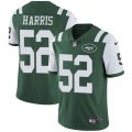 Nike New York Jets #52 David Harris Green Color Rush Limited Jersey